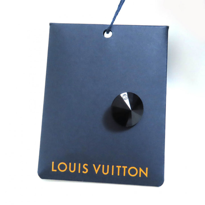 未使用★LOUIS VUITTON ルイヴィトン 24SS RW241WJ コットン100% ベルベットアクセント デニムドレス ワンピース インディゴ 38 正規品