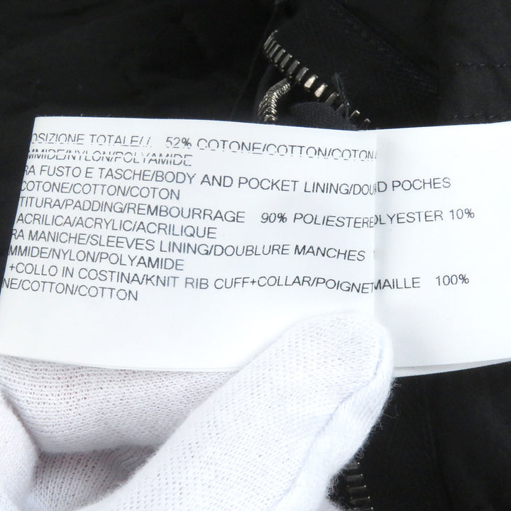 美品□RICK OWENS DRKSHDW リックオウエンス ダークシャドウ 中綿入り ロングボンバージャケット コート ブラック XS イタリア製 メンズ