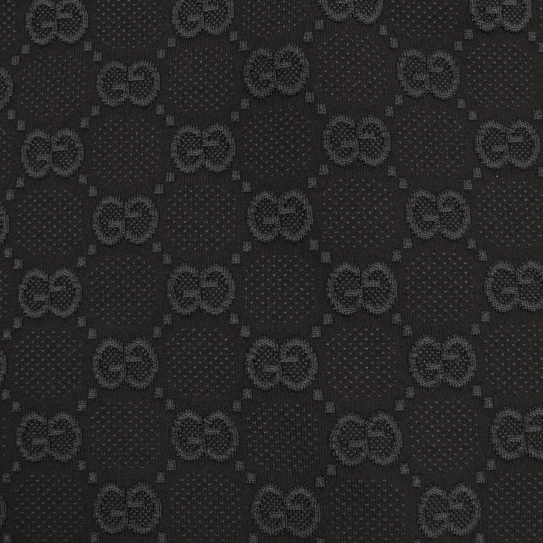 極美品☆GUCCI グッチ 747361 GG ヴィスコースクレープ スカート ブラック XS ハンガー付き イタリア製 正規品 レディース