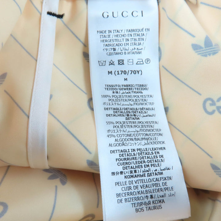 未使用品☆GUCCI×adidas グッチ×アディダス 693439 インターロッキングG ショートパンツ イエロー M イタリア製 正規品 レディース