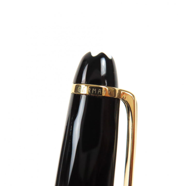 良品▼MONTBLANC モンブラン マイスターシュテュック ホワイトスター ツイスト式 ボールペン ブラック ゴールド ケース付き 筆記確認済み