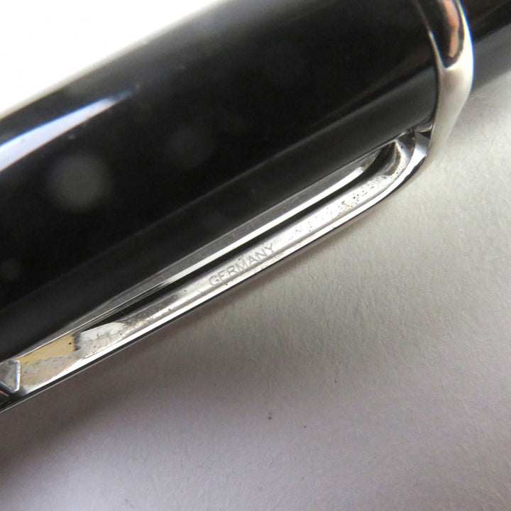 美品○Cartier カルティエ ディアボロ ドゥ カルティエ ロゴ刻印 ブルージェムストーン付き ツイスト式 ボールペン 筆記確認済み