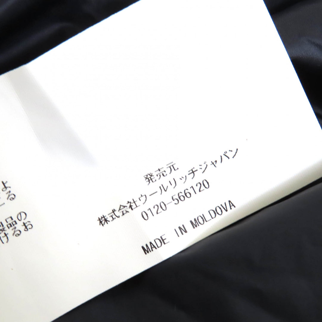 美品△WOOLRICH ウールリッチ WWCPS2869 COCOON PARKA コクーンパーカ ラビットファー・フード付き ダウンコート ネイビー M 正規品