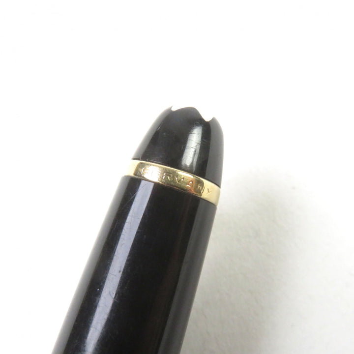 良品○MONTBLANC モンブラン マイスターシュテュック クラシック ロゴ刻印 ホワイトスター ツイスト式 ボールペン ドイツ製 筆記確認済み