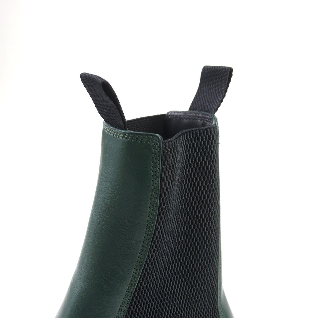 未使用品○BURBERRY バーバリー 8074918 Creeper Chelsea Boots レザー クリーパー サイドゴア チェルシーブーツ 40 定価176000円