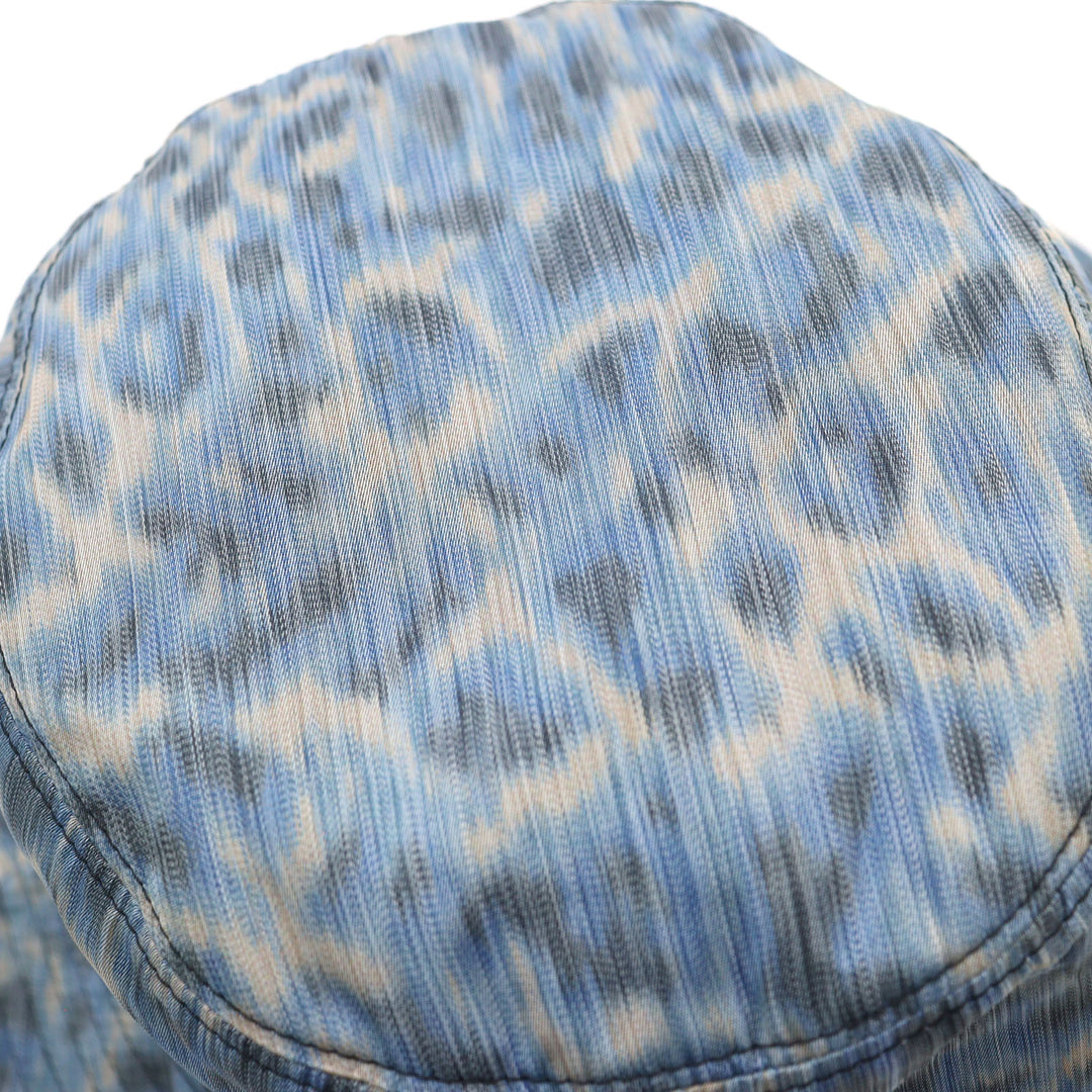 未使用品○DIOR Parley ディオールオム パーレイ フォージ オーシャンズ 22AW 293C906D5547 バケットハット ブルー系 総柄 M 正規品