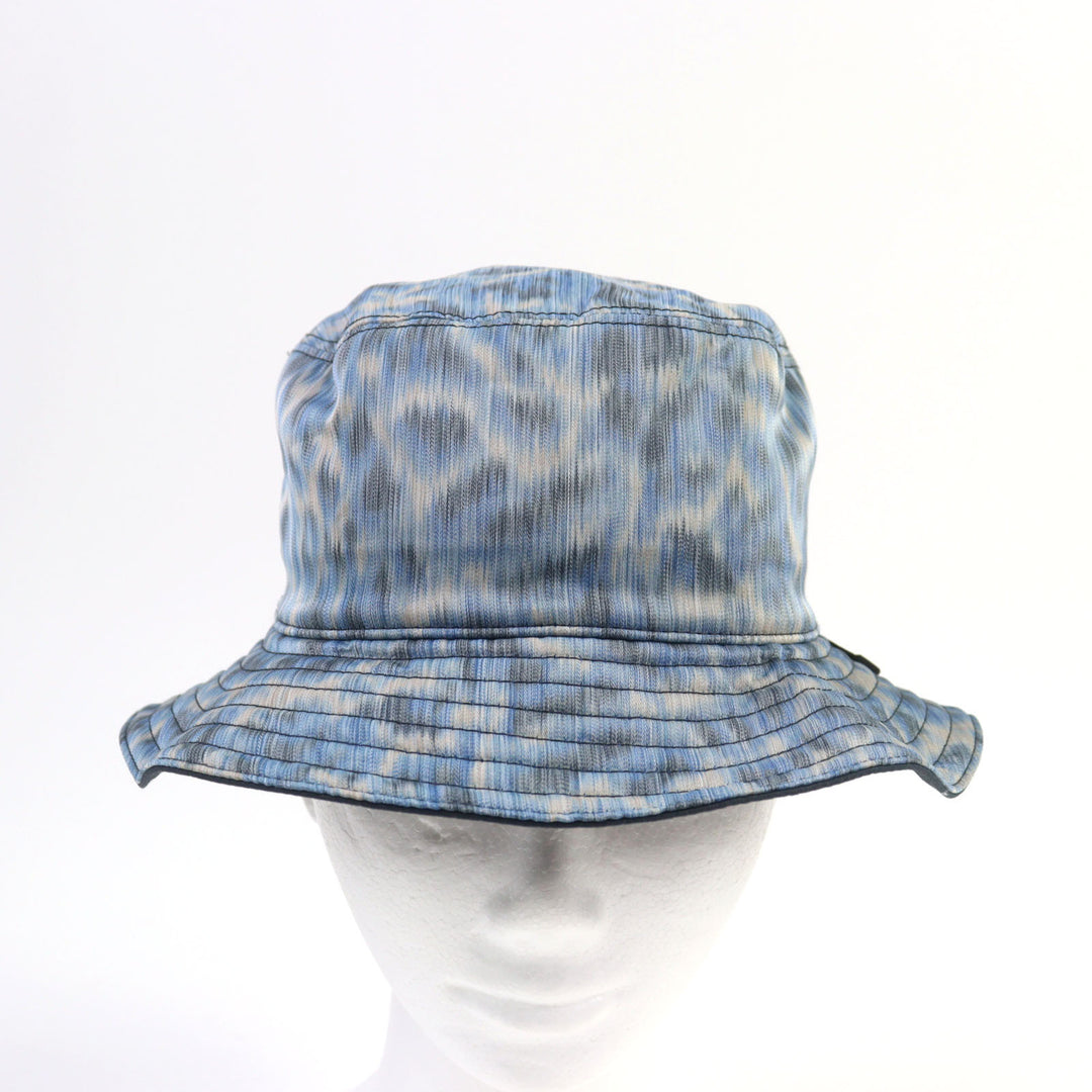 未使用品○DIOR Parley ディオールオム パーレイ フォージ オーシャンズ 22AW 293C906D5547 バケットハット ブルー系 総柄 M 正規品