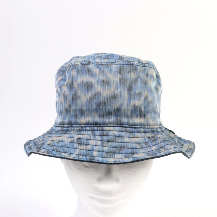 未使用品○DIOR Parley ディオールオム パーレイ フォージ オーシャンズ 22AW 293C906D5547 バケットハット ブルー系 総柄 M 正規品