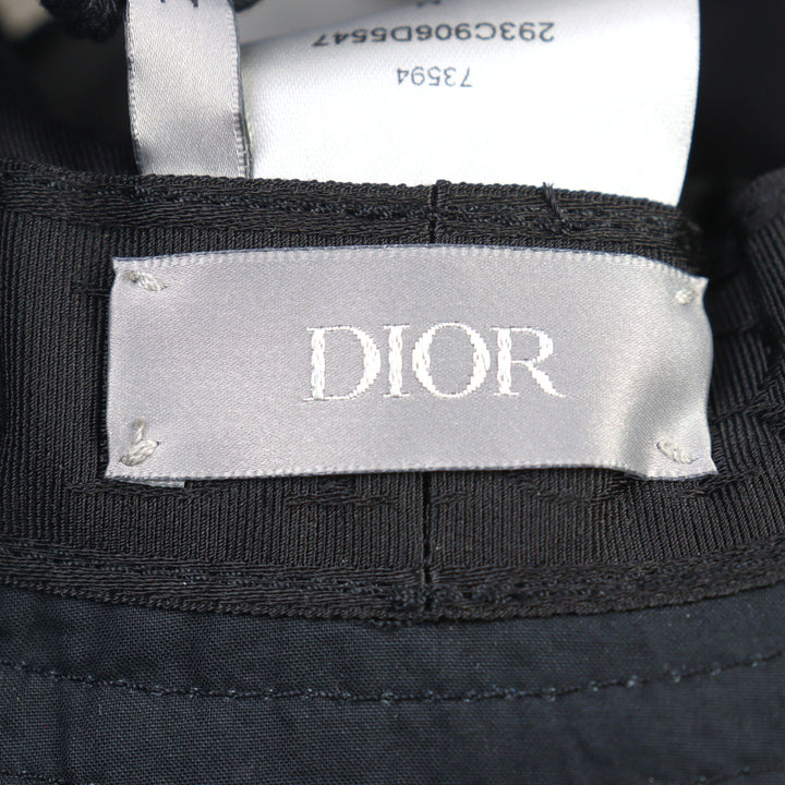未使用品○DIOR Parley ディオールオム パーレイ フォージ オーシャンズ 22AW 293C906D5547 バケットハット ブルー系 総柄 M 正規品