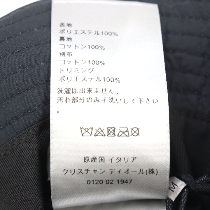 未使用品○DIOR Parley ディオールオム パーレイ フォージ オーシャンズ 22AW 293C906D5547 バケットハット ブルー系 総柄 M 正規品