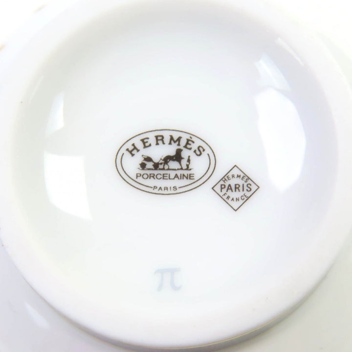 未使用品★HERMES エルメス シュヴァルドリアン 陶器 ホース 馬モチーフ ティーカップ・ソーサー 1セット 食器 マルチ 箱付き レディース