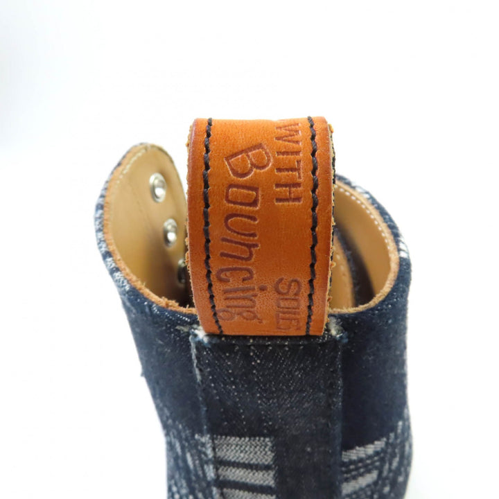美品★Dr.Martens ドクターマーチン パスカルボロ デニム 8ホール レースアップ ショートブーツ UK5 （約25cm相当） 英国製 ユニセックス