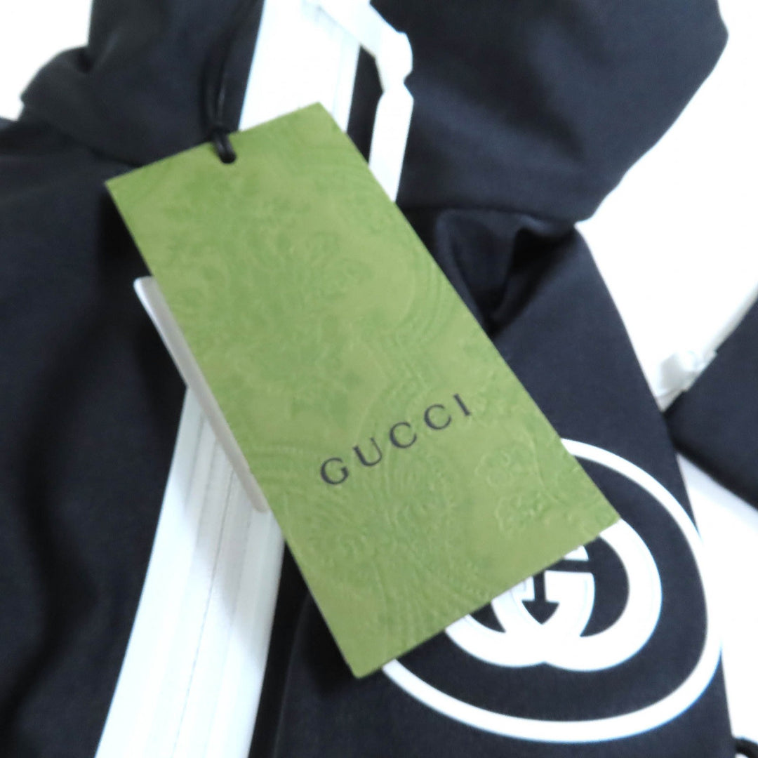 未使用品★GUCCI グッチ 22AW 688615 インターロッキングG クロップド スパークリング ロングスリーブ トラックトップ カットソー XS