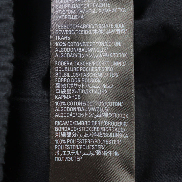 美品○BALENCIAGA バレンシアガ 25SS 740028 Laurel Baggy Sweatpants ダメージ加工 バギースウェットパンツ ブラック XS 正規品 メンズ