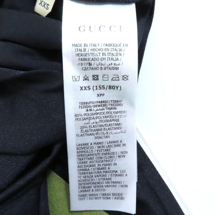 未使用品★GUCCI グッチ 22AW 688615 インターロッキングG クロップド スパークリング ロングスリーブ トラックトップ カットソー XXS