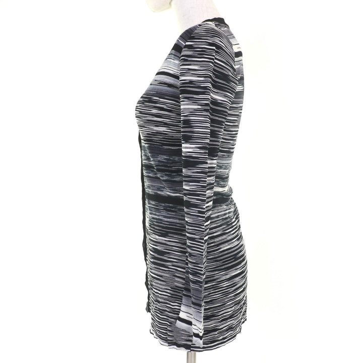 極美品☆Missoni ミッソーニ 長袖ニット カーディガン ノースリーブトップス アンサンブル ブラック 38・40 イタリア製 レディース