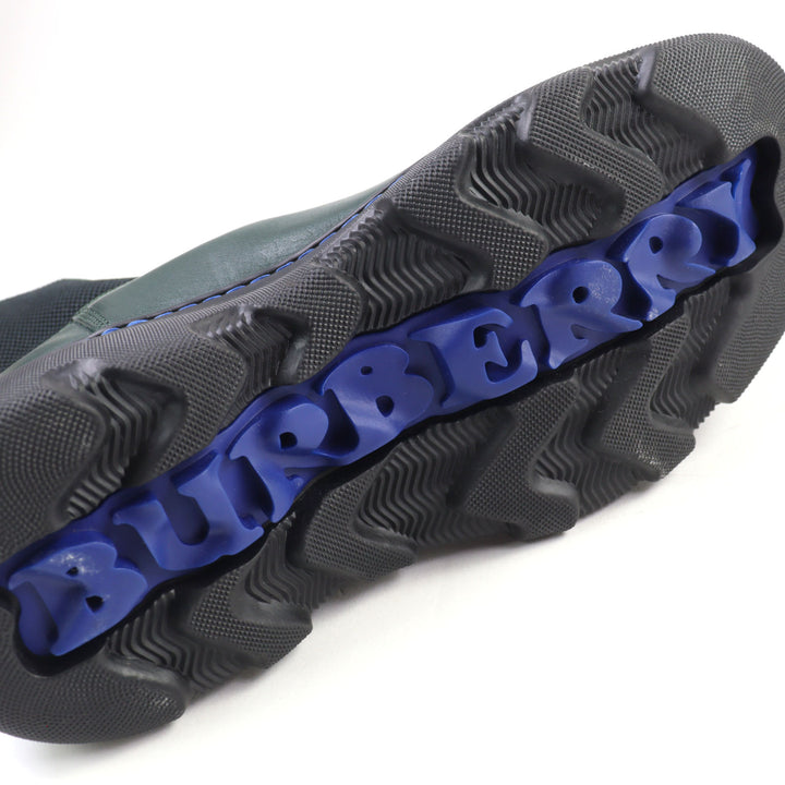未使用品○BURBERRY バーバリー 8074918 Creeper Chelsea Boots レザー クリーパー サイドゴア チェルシーブーツ 39 定価176000円
