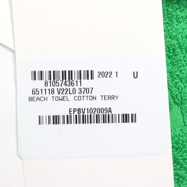 未使用品○BOTTEGAVENETA ボッテガヴェネタ 2022年製 651118 BEACH TOWEL COTTON TERRY テリークロス 大判 ビーチタオル 保存袋付 正規品