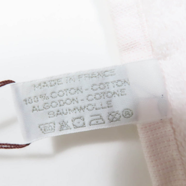 未使用品☆HERMES エルメス アヴァロン バスタオル コットン100％ Hロゴ 大判 タオル ピンク 箱付き フランス製 正規品 レディース