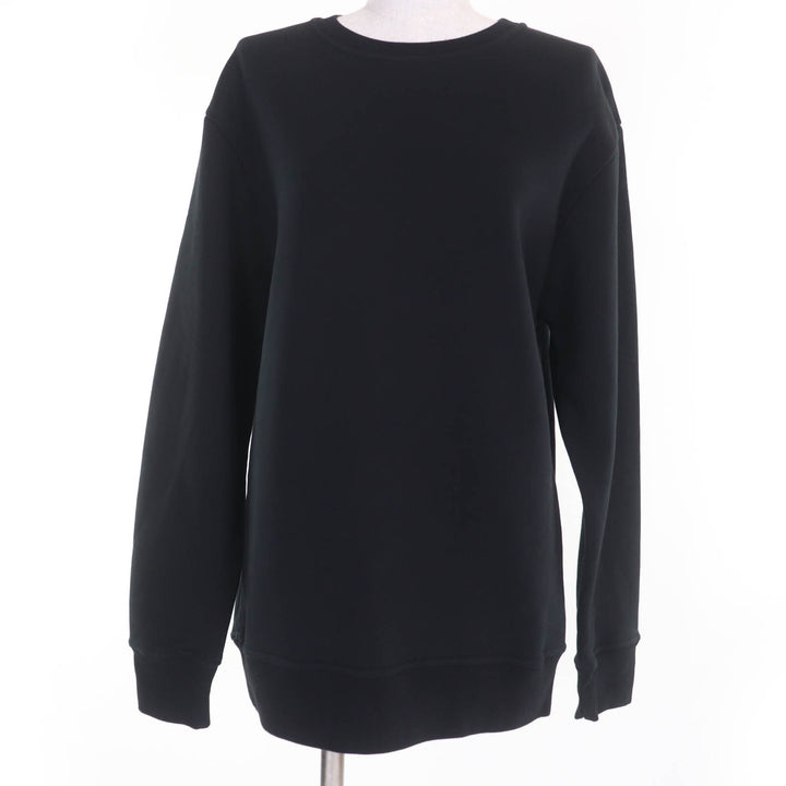 極美品☆PATOU パトゥ 21PA1-JE018-95 コットン100％ バックロゴ 長袖 スウェット ブラック M 正規品 レディース