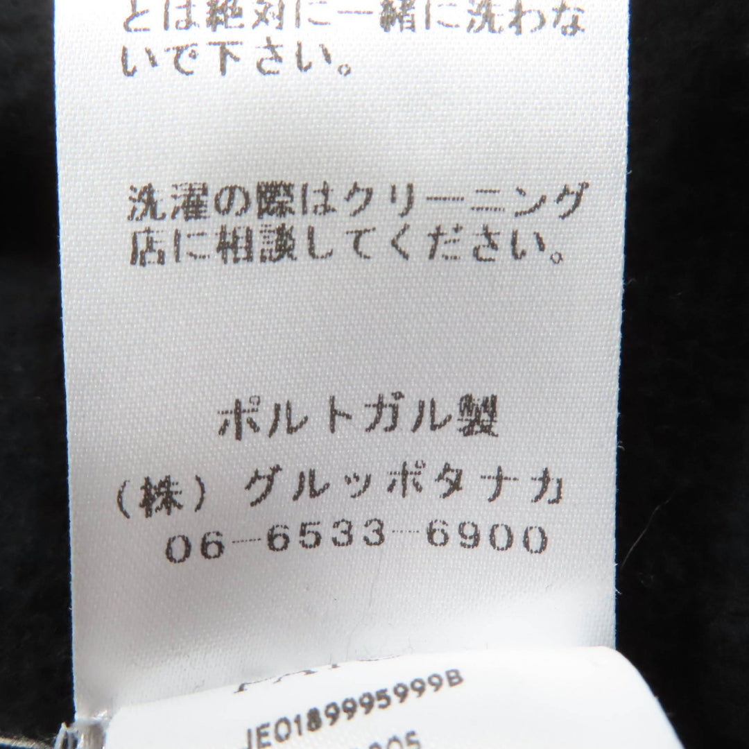 極美品☆PATOU パトゥ 21PA1-JE018-95 コットン100％ バックロゴ 長袖 スウェット ブラック M 正規品 レディース