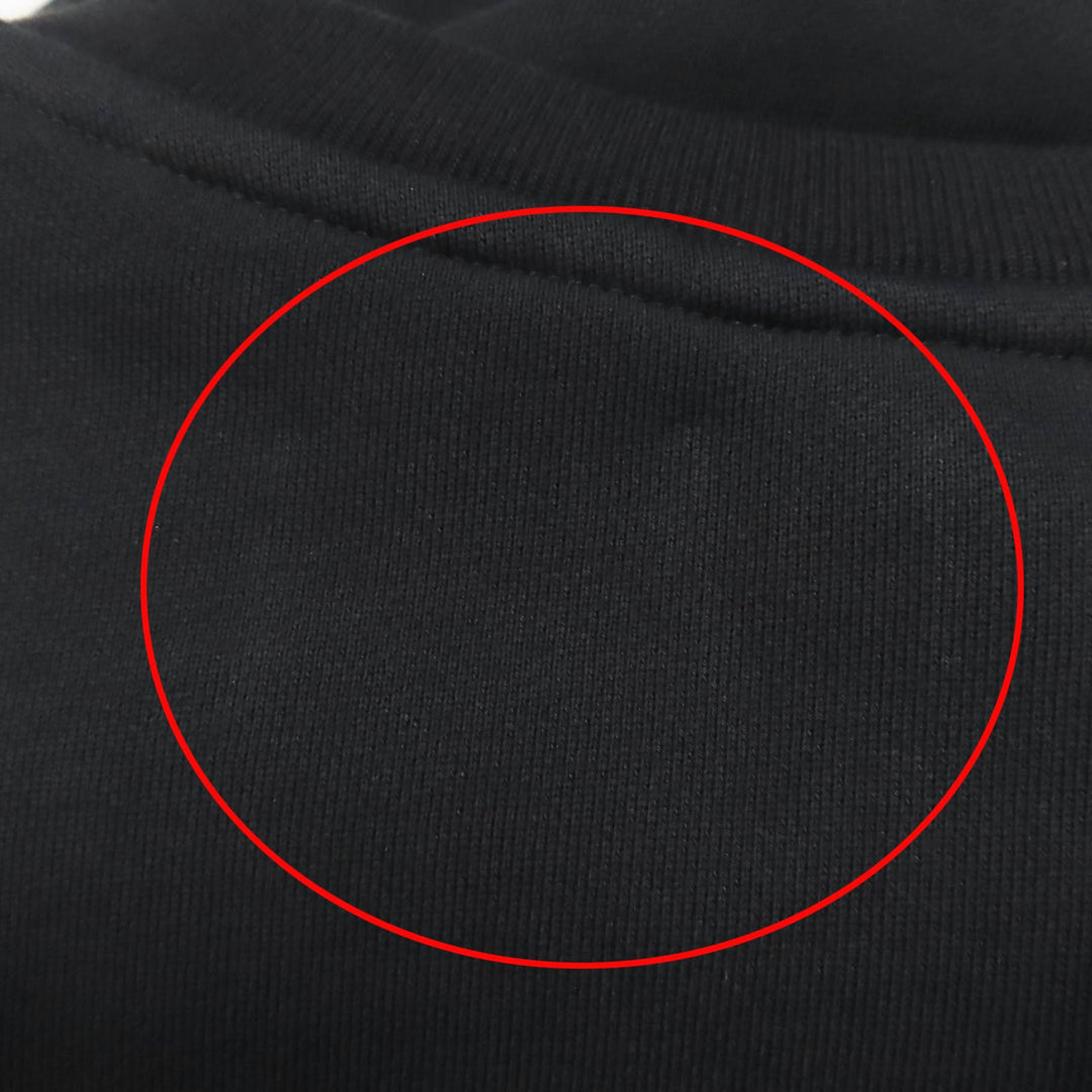 極美品☆PATOU パトゥ 21PA1-JE018-95 コットン100％ バックロゴ 長袖 スウェット ブラック M 正規品 レディース
