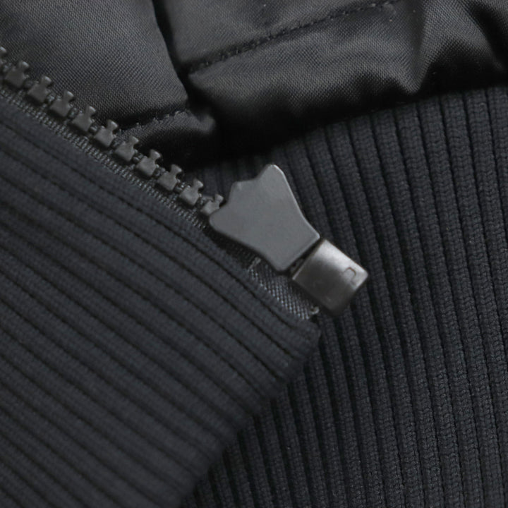 極美品▼フェンディ マークジェイコブス 2022年製 FAN104 ロゴキルティング ZIP ブルゾン ボンバージャケット ブラック XS 正規品 メンズ