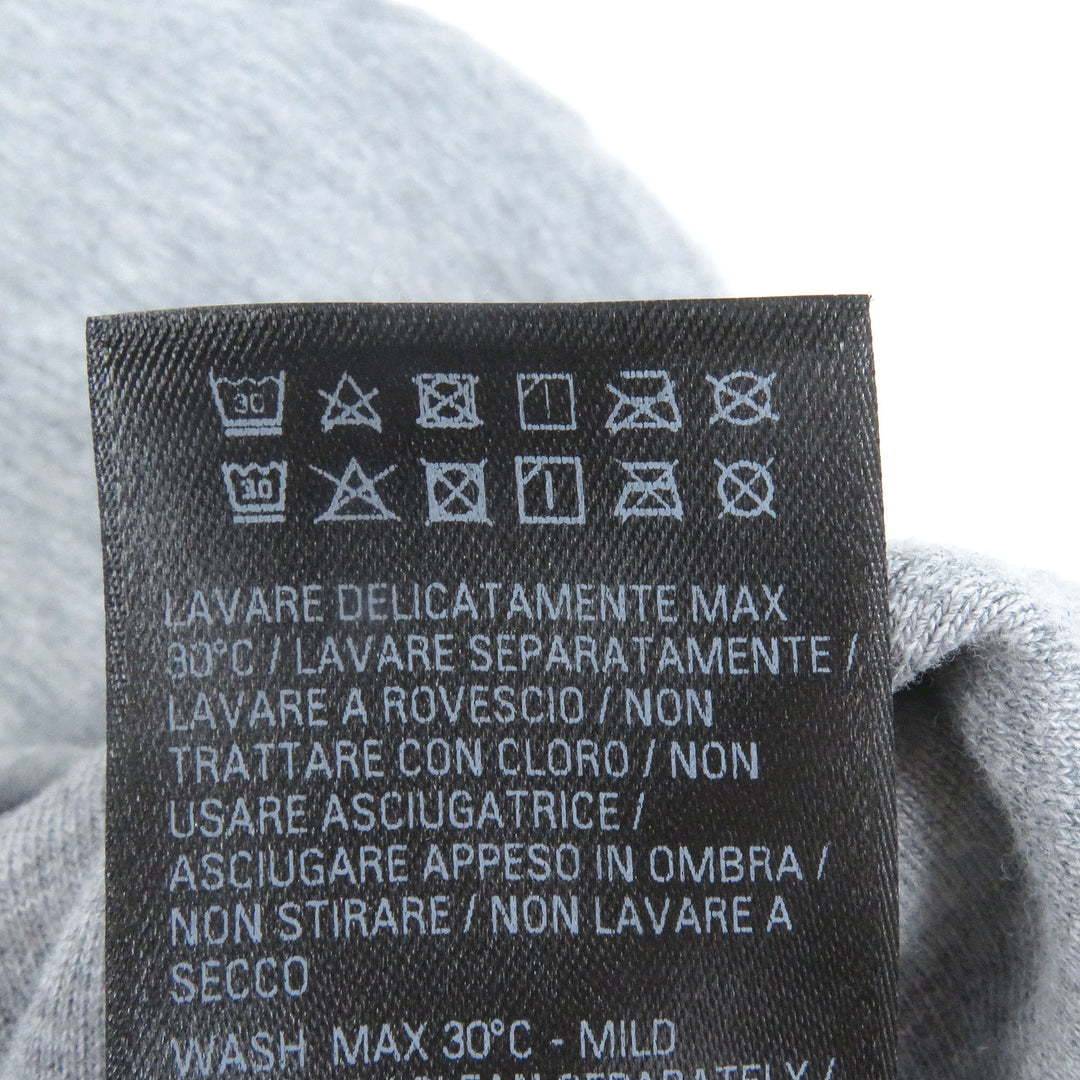極美品□BALENCIAGA バレンシアガ 24AW 807999 BOXING LINED HOODIE コットン100％ クラックロゴ プルオーバー パーカー グレー L メンズ