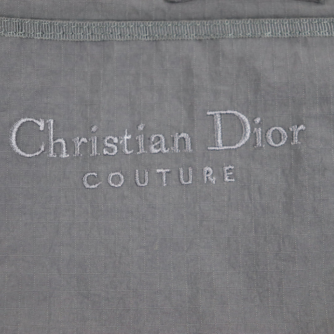 未使用品▼DIOR ディオール オム 383C670A5771 Multi Pocket Zipup Vest ナイロン ロゴ刺繍 バックメッシュ ZIPUP ベスト ジレ 52 正規品