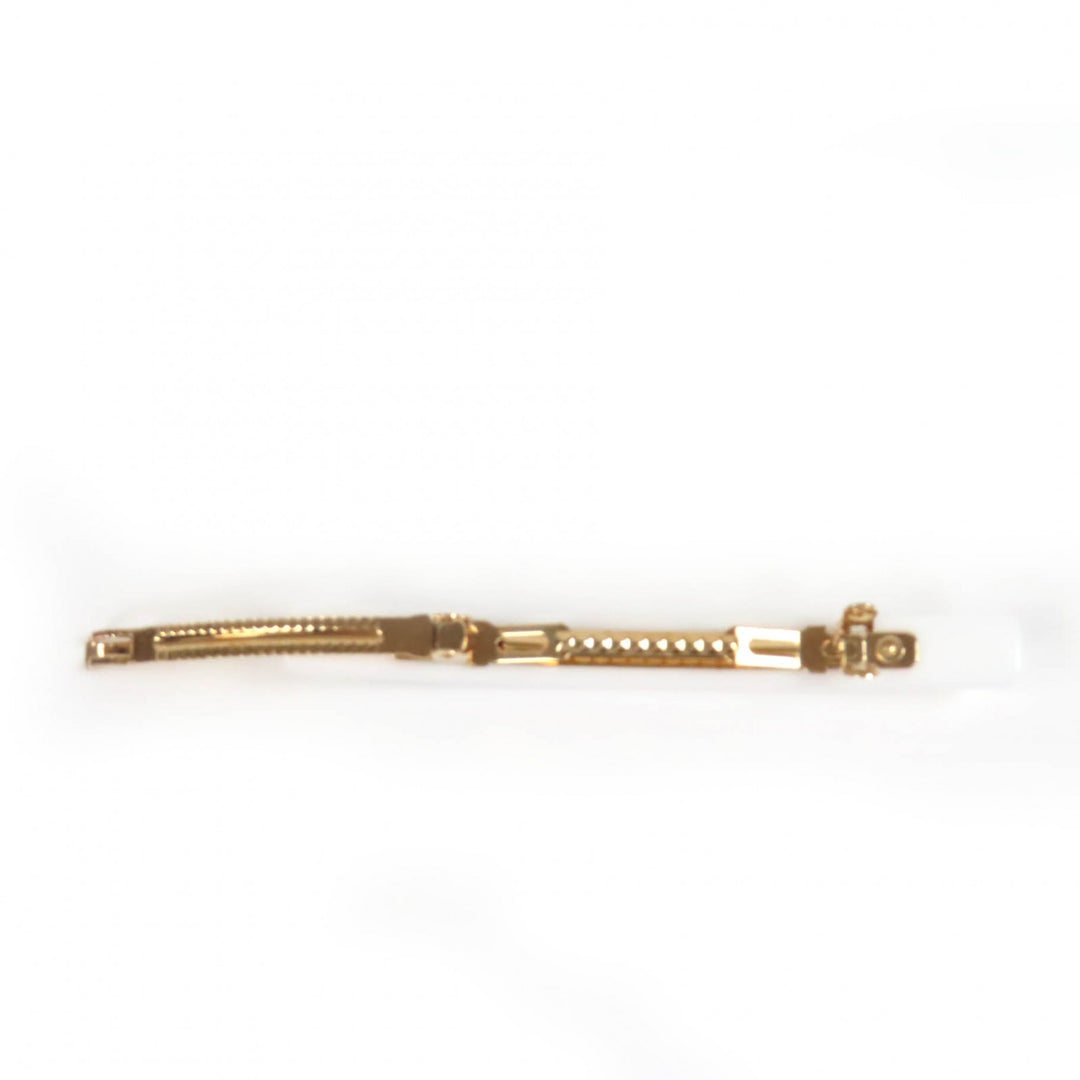 極美品☆MIUMIU ミュウミュウ 51F125 ロゴ入り バレッタ ヘアアクセサリー ホワイト ブラック 箱・保存袋付き イタリア製 レディース