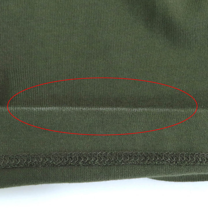 極美品★LOUIS VUITTON ルイヴィトン 23AW コットン100％ モノグラム チェーン装飾 ZIPデザイン 半袖Ｔシャツ カーキ XL　伊製 正規品