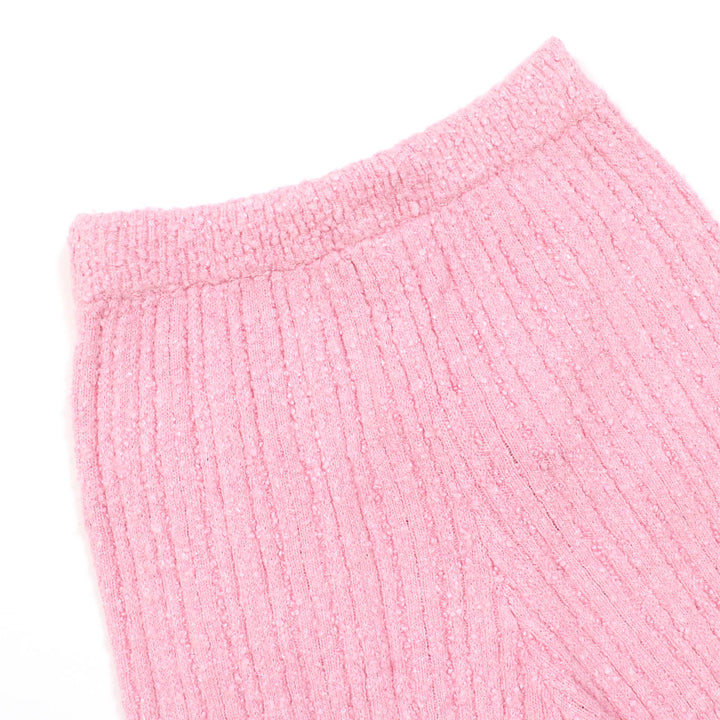 未使用品☆CHANEL シャネル 22P P72283K1414 ライオンボタン ツイード ハーフ パンツ ピンク 36 イタリア製 正規品 レディース