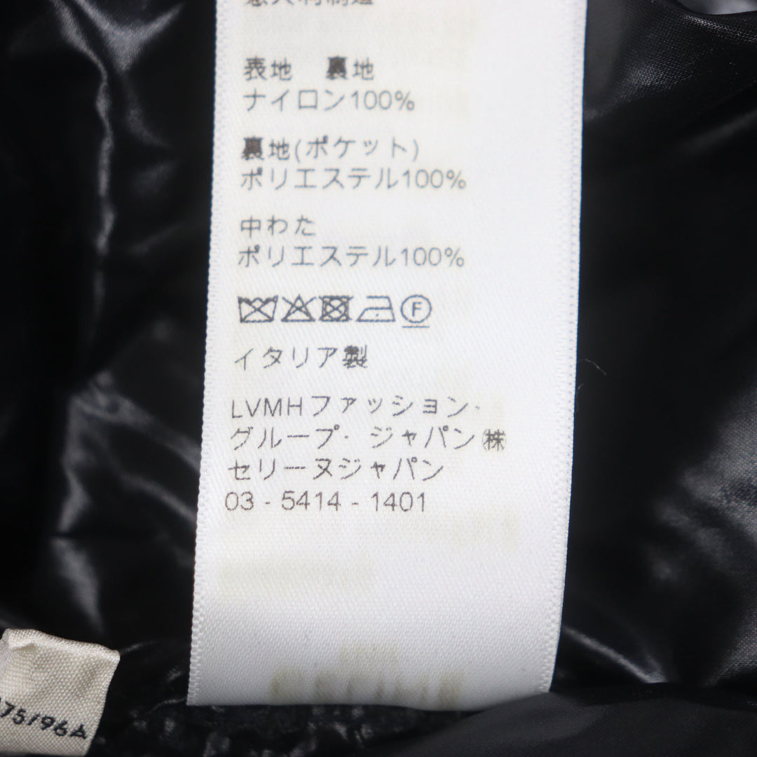 良品▼CELINE セリーヌ 21AW 2W430487O トーマス・ザウター バックロゴプリント 中綿入り パフィージャケット オレンジ 52 正規品 メンズ