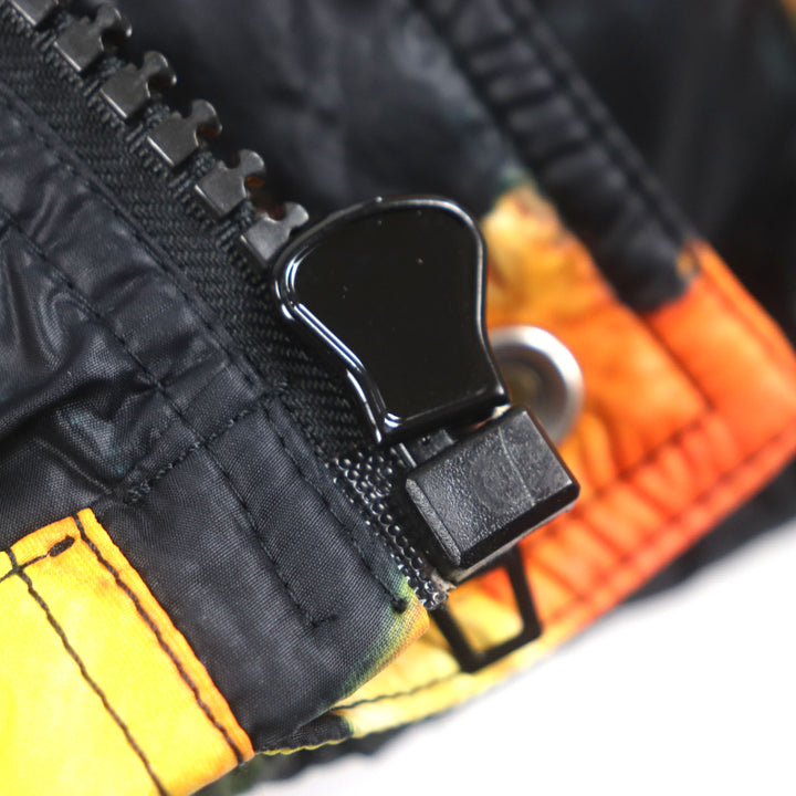 良品▼CELINE セリーヌ 21AW 2W430487O トーマス・ザウター バックロゴプリント 中綿入り パフィージャケット オレンジ 52 正規品 メンズ