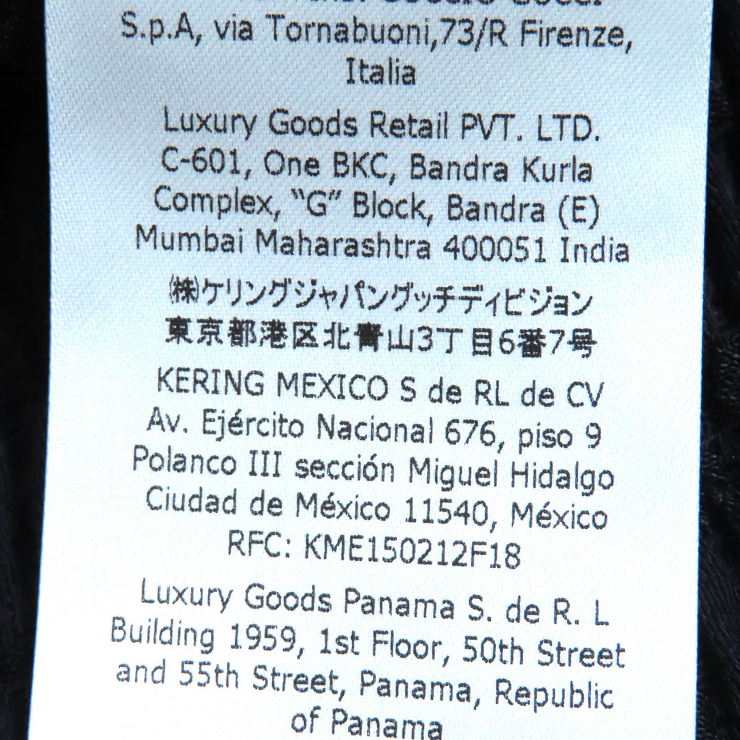 未使用品★GUCCI グッチ 2024年製 771291 GG柄 膝丈 タイトスカート ボトムス ブラック 38 イタリア製 正規品 レディース