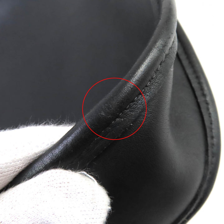 美品★COACH オールド コーチ 9025 Ergo エルゴ 希少 チャーム付 グローブレザー ショルダーバッグ 鞄 ブラック レディース