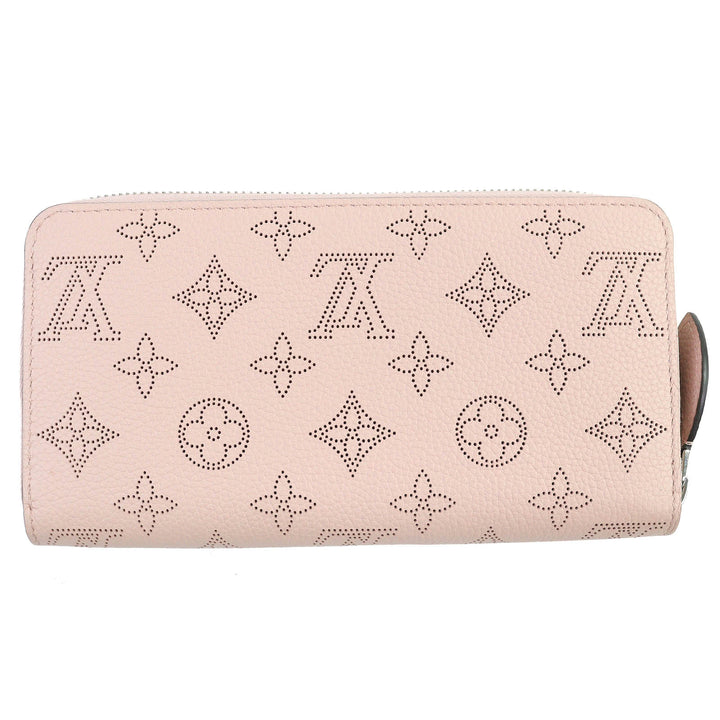 極美品△LOUIS VUITTON ルイヴィトン M61868 マヒナ モノグラム ジッピーウォレット レザー 長財布 マグノリア 保存袋付き フランス製