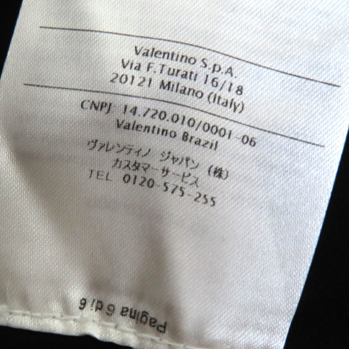 美品◇RED VALENTINO レッドヴァレンティノ RN43835-CA57011 25829 星型デザイン ミニドレス 半袖ワンピース 黒 S 正規品 レディース