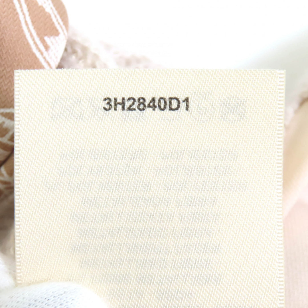 極美品△HERMES エルメス 23AW 3H2840D1 Les Tambours Finesse シルク カシミヤ ブランポロ ツイルレーヌ ニット カーディガン 38 正規品
