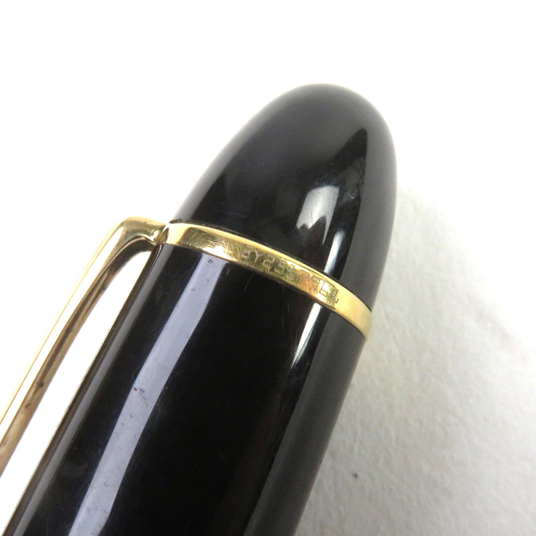 良品○MONTBLANC モンブラン マイスターシュテュック 149 18K Mニブ ホワイトスター ロゴ刻印 万年筆 ブラック ゴールド　ドイツ製