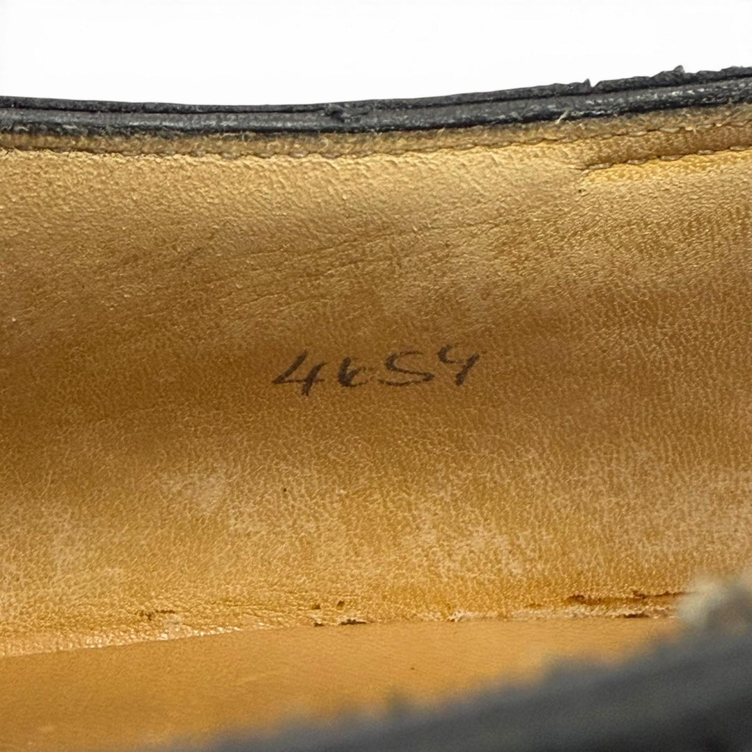 【ドンドン見直し】良品▼John Lobb ジョンロブ OSNER オスナー Uチップ モンクストラップ レザーシューズ ブラック 26～26.5cm メンズ