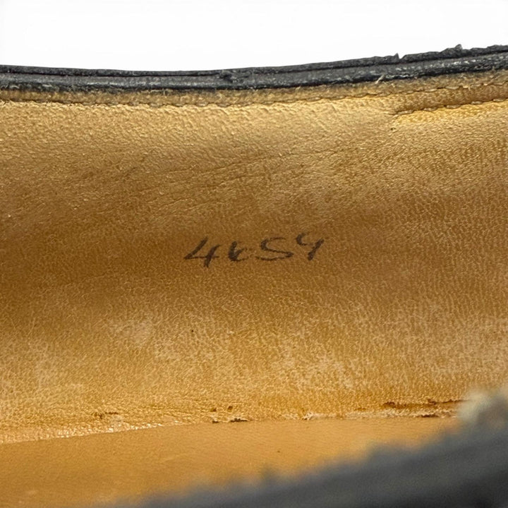 【ドンドン見直し】良品▼John Lobb ジョンロブ OSNER オスナー Uチップ モンクストラップ レザーシューズ ブラック 26～26.5cm メンズ