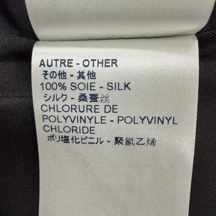 極美品◇LOUIS VUITTON ルイヴィトン ウール シルク レオパード柄 フリルカラー ノースリ ワンピース 40 イタリア製 正規品 レディース