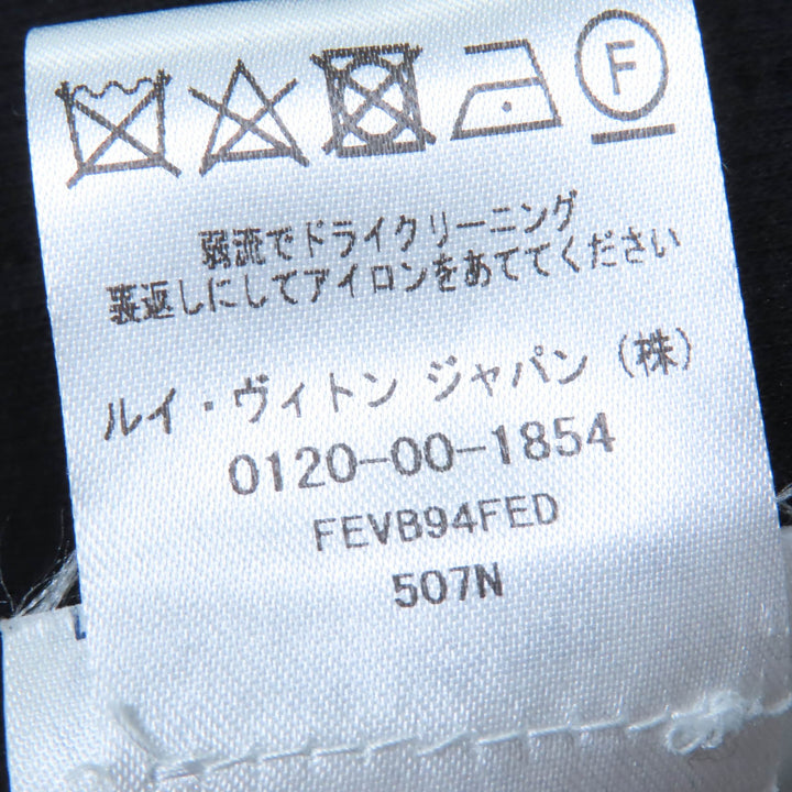 極美品☆LOUIS VUITTON KANSAI YAMAMOTO ルイヴィトン 山本寛斎 カブキ・フーディー フロントZIP 長袖 パーカー ブラック XS レディース