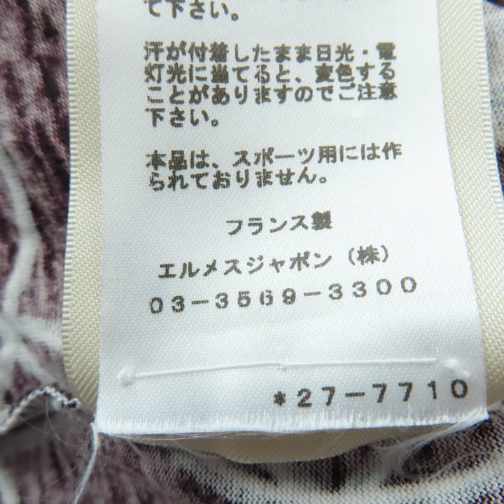 極美品☆HERMES エルメス 2H4508DB La Promenade du Matin 朝の散歩 コットン ワンピース ブラック 38 フランス製 正規品 レディース