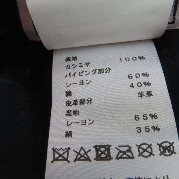 極美品☆HERMES エルメス サントレーノ カシミヤ100％ シルバー金具 セリエ金具 ベレー帽 ブラウン 58 イタリア製 正規品 レディース