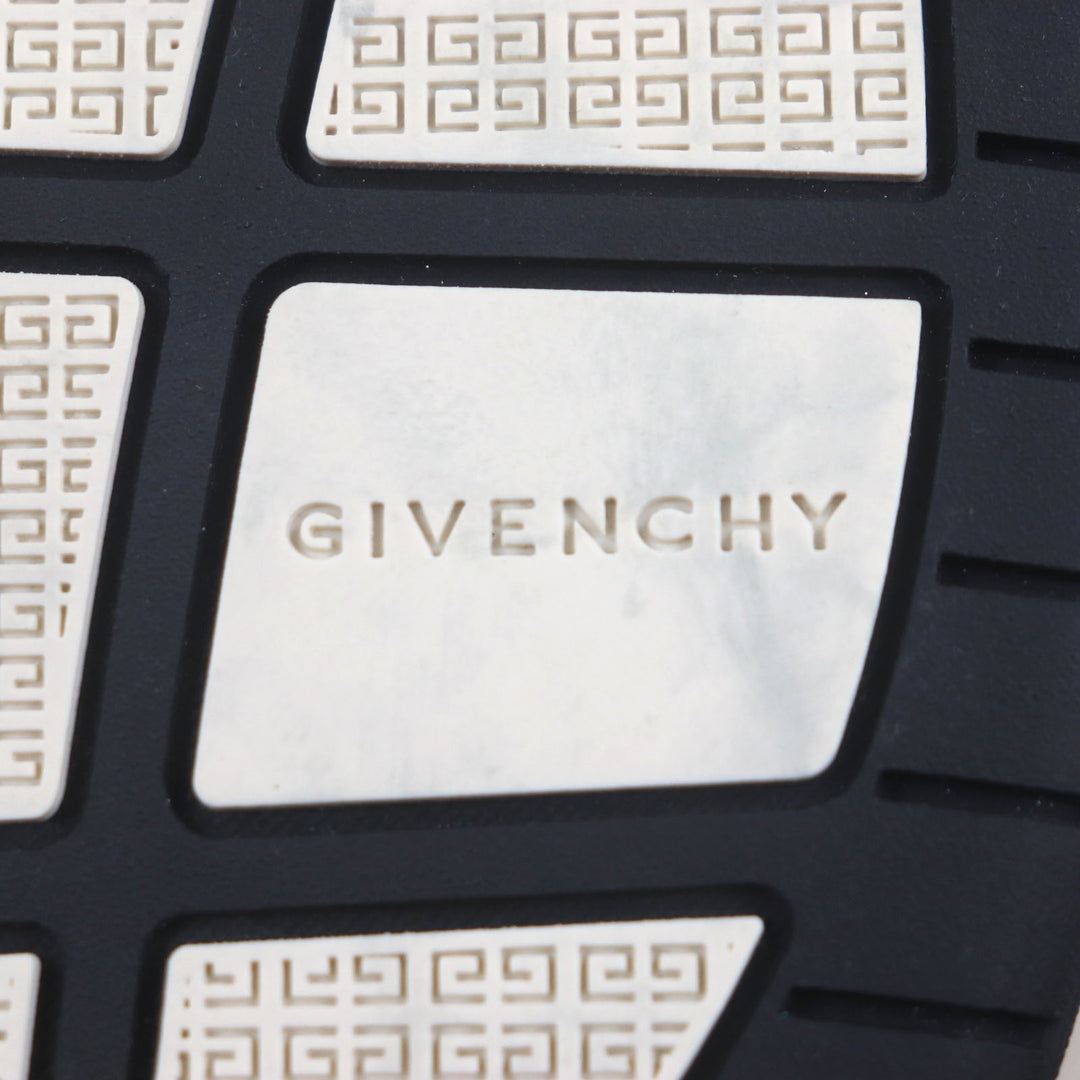 未使用品▼GIVENCHY ジバンシィ BH009KH1PP ヌバックレザー メッシュ ニューライン USED加工 スニーカー ベージュ 44 箱付き 伊製 メンズ