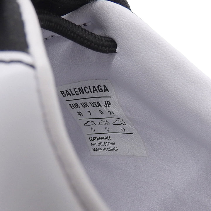 未使用品▲BALENCIAGA バレンシアガ 617540 ZEN SNEAKER ローカットスニーカー シューズ ホワイト ブラック 27 箱付き メンズ