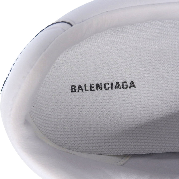 未使用品▲BALENCIAGA バレンシアガ 617540 ZEN SNEAKER ローカットスニーカー シューズ ホワイト ブラック 27 箱付き メンズ