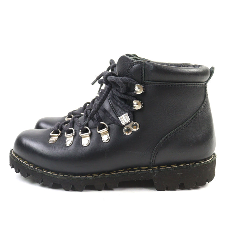 美品○Paraboot パラブーツ AVORIAZ レザー ノルヴェイジャン製法 クロスオーバータン マウンテン ブーツ 3.5 フランス製 レディース